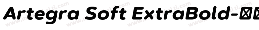 Artegra Soft ExtraBold字体转换